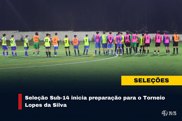 Seleção Sub-14 inicia preparação para o Torneio Lopes da Silva